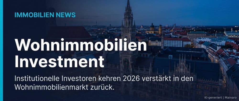 Wohnimmobilien-Investment: Institutionelle Nachfrage zieht im zweiten Halbjahr an – Immobilienmarkt Deutschland | KI-generiert mainaro