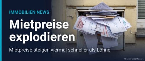Mietpreise explodieren: Mieten steigen viermal schneller als Löhne – München, Hamburg, Frankfurt Spitzenreiter – Immobilienmarkt Deutschland | KI-generiert mainaro
