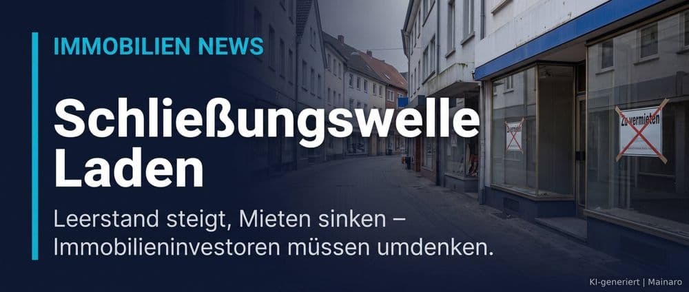 Schließungswelle bei Laden-Riese: Was die Insolvenzen für den Einzelhandels-Immobilienmarkt bedeuten – Immobilienmarkt Deutschland | KI-generiert mainaro