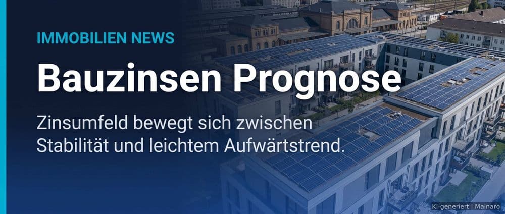 Bauzinsen-Prognose 2026: Experten-Einschätzung für die zweite Jahreshälfte – Planungssicherheit für Investoren – Immobilienmarkt Deutschland | KI-generiert mainaro