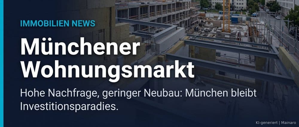 Münchener Wohnungsmarkt im Check: Hohe Nachfrage, steigende Preise und angespannter Neubau – Immobilienmarkt Deutschland | KI-generiert mainaro