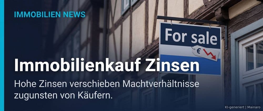 Immobilienkauf bei hohen Zinsen: Expertin sieht jetzt einen Verhandlungsvorteil für Käufer – Immobilienmarkt Deutschland | KI-generiert mainaro