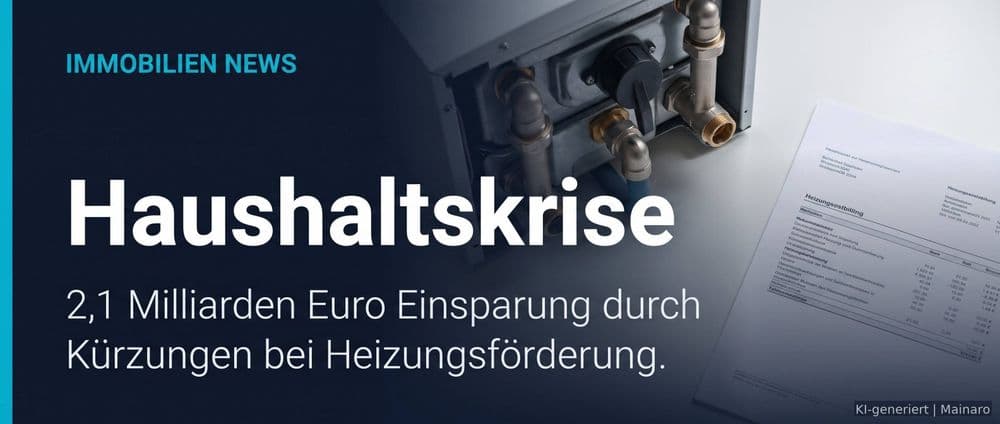 Haushaltskrise: Kürzungen bei der Heizungsförderung belasten Eigentümer – Immobilienmarkt Deutschland | KI-generiert mainaro