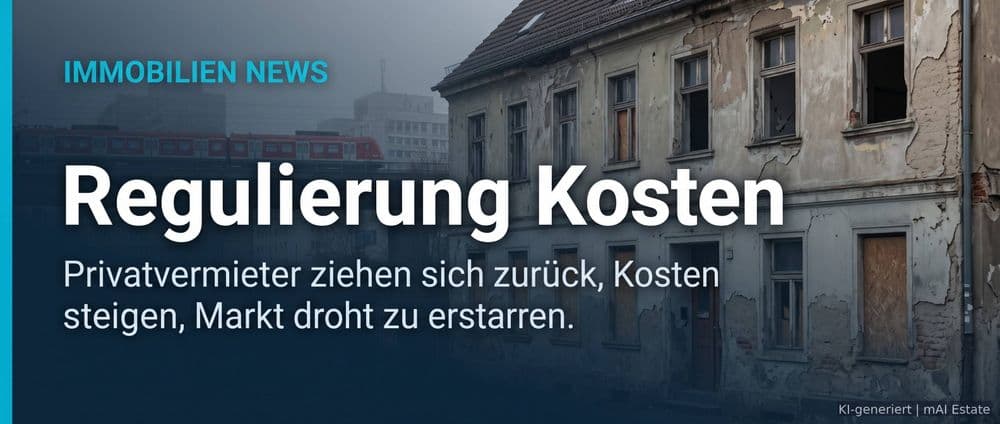 Regulierung und Kosten: PwC-Studie zeigt Exodus von Privatvermietern – Gravierende Folgen für den Wohnungsmarkt – Immobilienmarkt Deutschland | KI-generiert mainaro