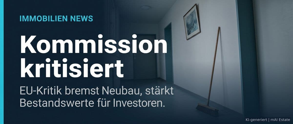 EU-Kommission kritisiert deutsche Mietregulierung: Was bedeutet das für den Wohnungsmarkt? – Immobilienmarkt Deutschland | KI-generiert mAI Estate