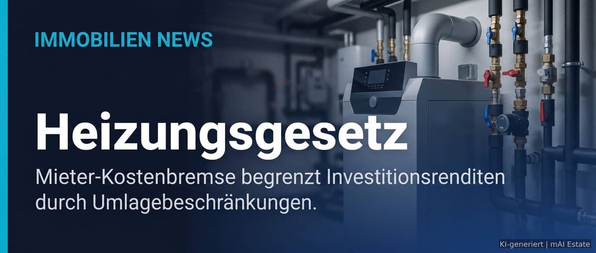 Heizungsgesetz: Mieter-Kostenbremse und ihre Auswirkungen auf Immobilieninvestitionen – Immobilienmarkt Deutschland | KI-generiert mAI Estate
