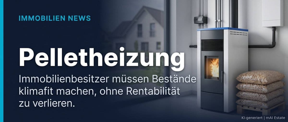 Pelletheizung: Kosten, Fördermöglichkeiten und das drohende Verbot im Fokus – Immobilienmarkt Deutschland | KI-generiert mAI Estate