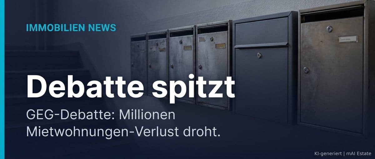 GEG-Debatte spitzt sich zu: Verbände warnen vor Millionen Mietwohnungen-Verlust – Immobilienmarkt Deutschland | KI-generiert mAI Estate