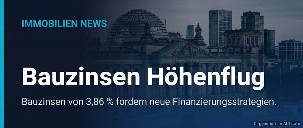Bauzinsen im Höhenflug: Experten-Tipps für Finanzierung und Absicherung in Zeiten steigender Konditionen – Immobilienmarkt Deutschland | KI-generiert mAI Estate