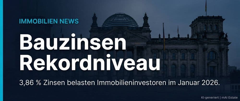Bauzinsen auf Rekordniveau: Welche Auswirkungen hat dies für Immobilieninvestoren? – Immobilienmarkt Deutschland | KI-generiert mAI Estate