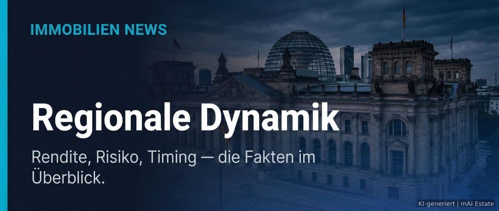 Regionale Dynamik am deutschen Immobilienmarkt: Wo sich Investitionen 2024/25 noch lohnen – Immobilienmarkt Deutschland | KI-generiert mAI Estate
